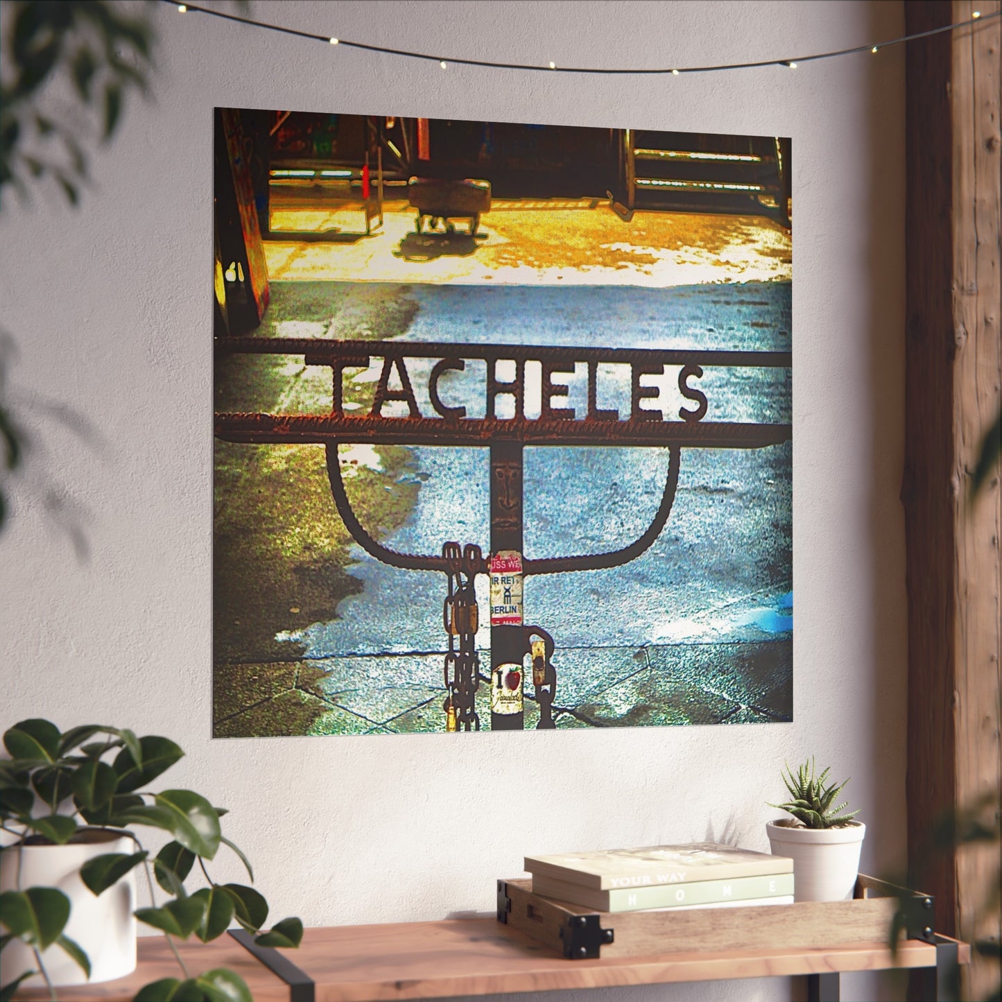 Tacheles Building Berlin - Rustic Steel Sign.