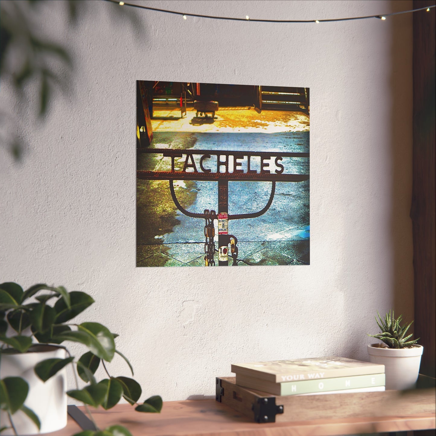 Tacheles Building Berlin - Rustic Steel Sign.