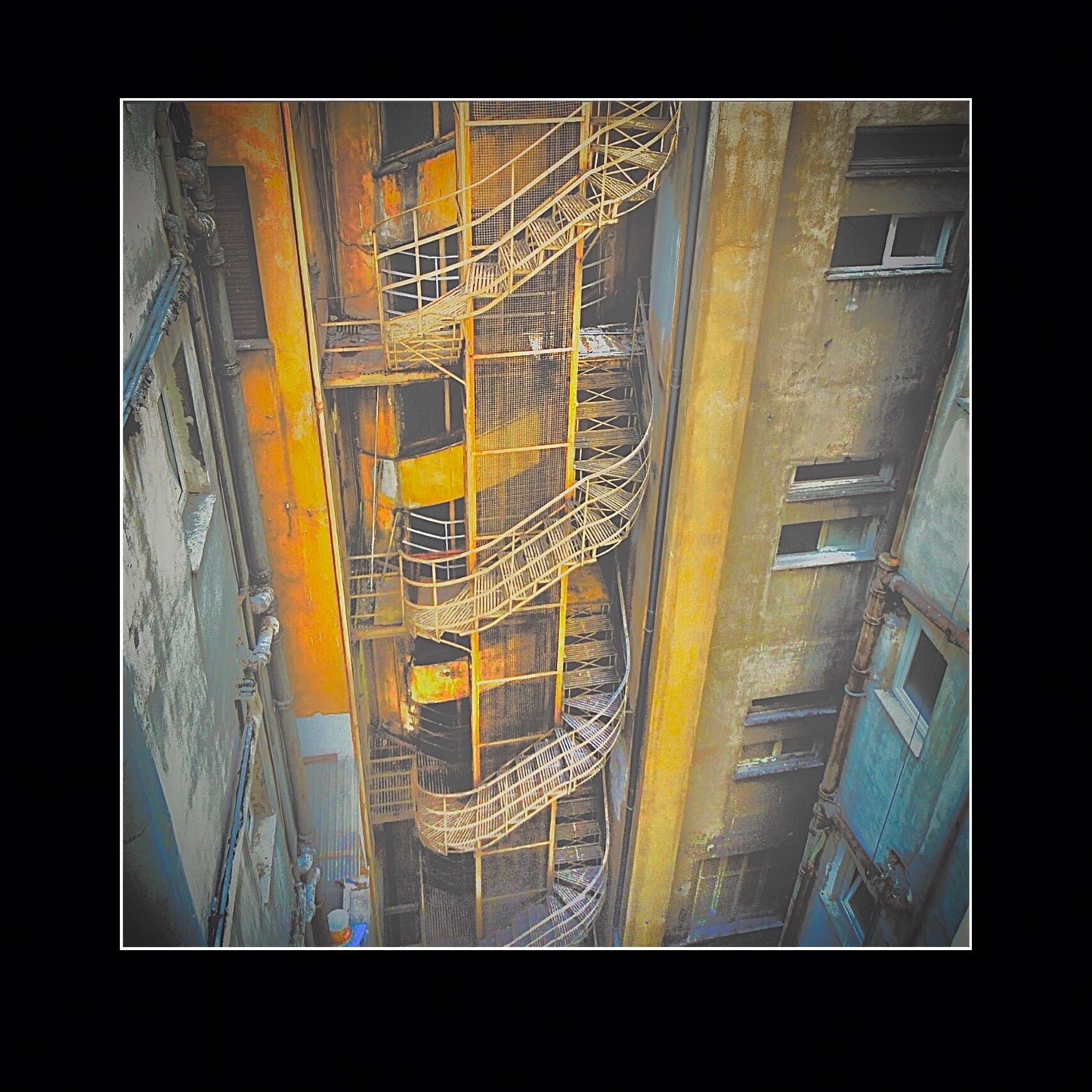 Athens Stairwell (yellow).